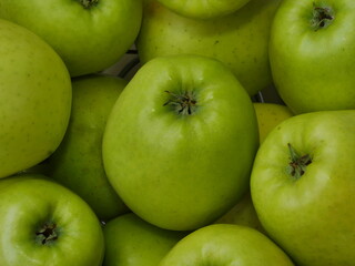 fresh green apples