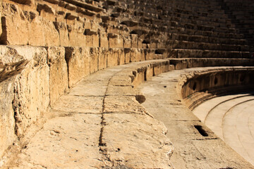 Roman amphitheatre at Jerash in Jordan