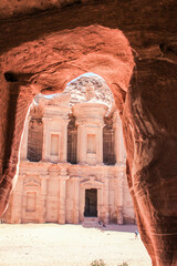 The Temple at Petra in Jordan
