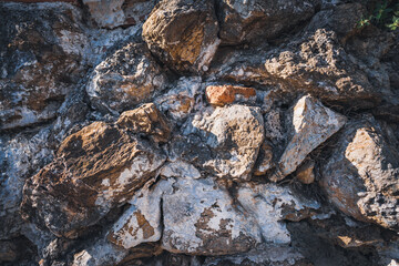 Old natural stone wall