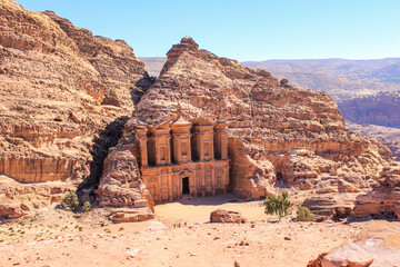 The Temple at Petra in Jordan