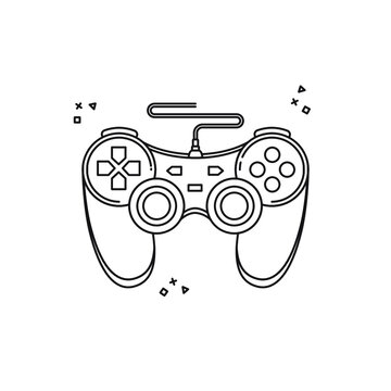 recommend clip art: Game Controller flat design vector illustration