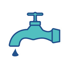 water faucet icon design,flat style trendy collection
