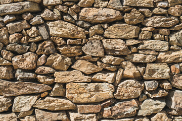 Old natural stone wall