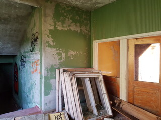old abandoned school building