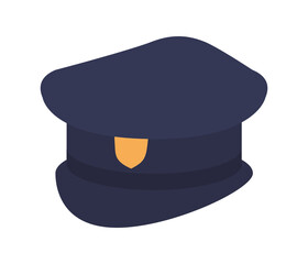 Police hat icon vector design