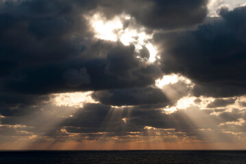 The Sunset Clouds in Caribbean