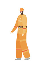 Male constructer with mask vector design