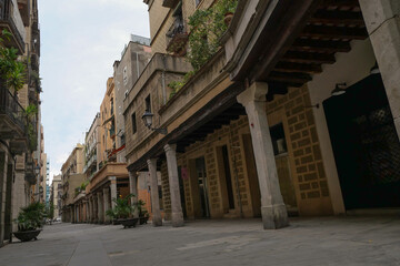 Fototapeta premium Barcelona during the Quarantine