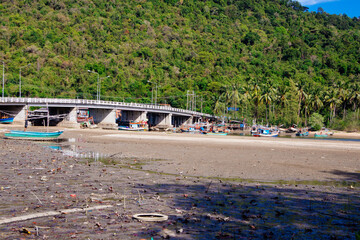 Mangrove Bridge with boat to park