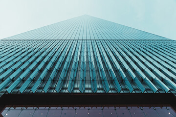 modern building with blue sky
