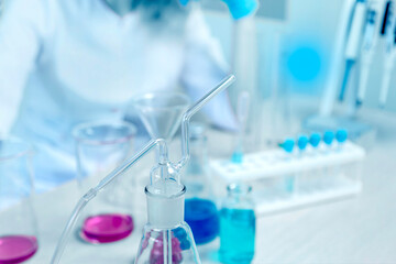 Image in the laboratory.