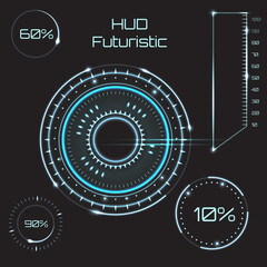 Infographic elements. futuristic user interface HUD UI UX. Abstract background with connecting dots and lines. Connection structure. Vector science background. Business abstract Vector illustration