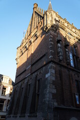 Fototapeta na wymiar Old cathedral of Kampen in Netherlands