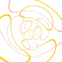 vector illustration of a wedding rings