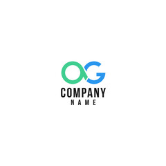 Logo abstract geometric business icon