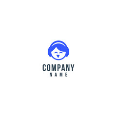 Logo abstract geometric business icon