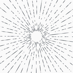 Obraz premium Art Deco Vintage sun burst frames and design elements for your design. Great for retro style projects.