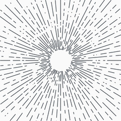 Obraz premium Art Deco Vintage sun burst frames and design elements for your design. Great for retro style projects.