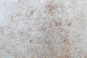 texture  of rusty metal with silver paint
