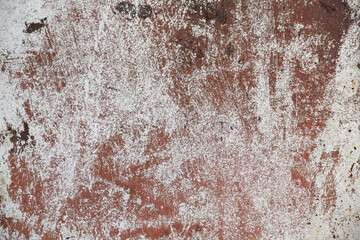 texture  of rusty metal with silver paint