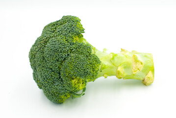 Broccoli on a white background