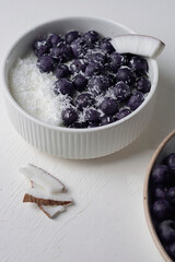 Голубика с йогуртом