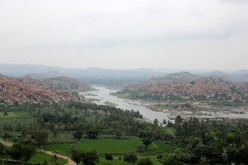 Obraz premium group of monuments at hampi