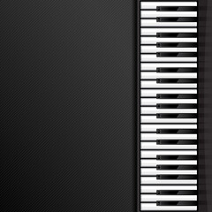 Fototapeta na wymiar Abstract background with piano keys.