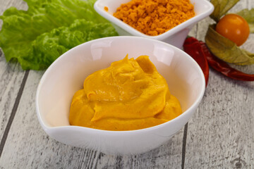 Curry sauce in the bowl