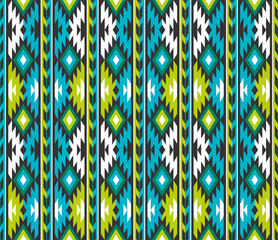 Tribal seamless colourful geometric pattern. Ethnic vector texture. Traditional ornament. 