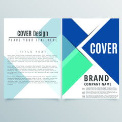 vector cover for a business magazine or brochure