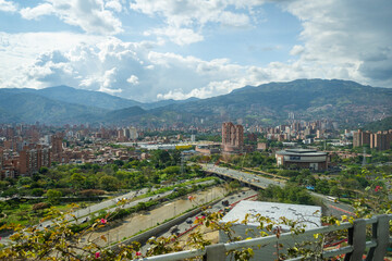 Medellín, Antioquia / Colombia. November 22, 2018. Medellín is the capital of the mountainous province of Antioquia (Colombia). Nicknamed the 