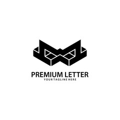Fototapeta premium abstract letter logo design vector