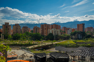 Medellín, Antioquia / Colombia. November 22, 2018. Medellín is the capital of the mountainous...
