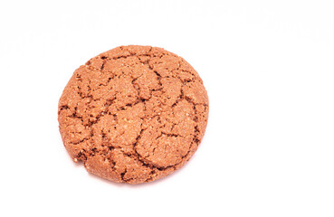 Appetizing Americano cookies on a white background