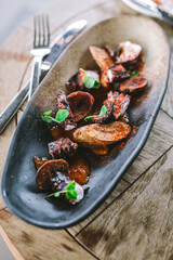 Chopped Squid Dish