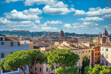 Piazza Venezia, view from Vittorio Emanuele II Monument, Rome