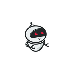 robot logo vector