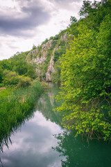 Iskar Panega Geopark along the Gold Panega River near Lukovit, Bulgaria