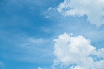 love shape cloudy sky view sushine background