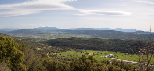Obraz premium Panoramic view of Pindos mountains