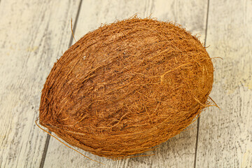 Dry sweet coconut with milk