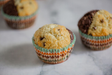 Chocolate Vanilla Cupcakes