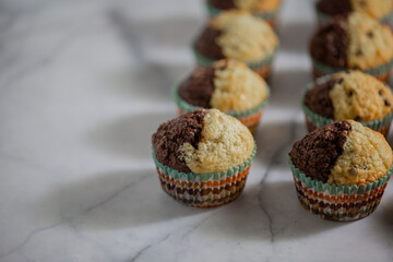 Chocolate Vanilla Cupcakes