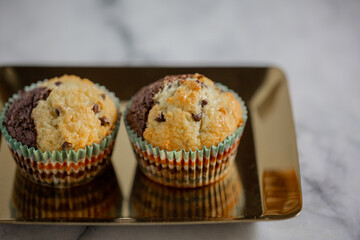 Chocolate Vanilla Cupcakes