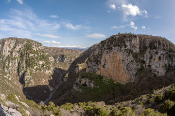 Fototapeta na wymiar Vikos gorge at Epirus, Greece
