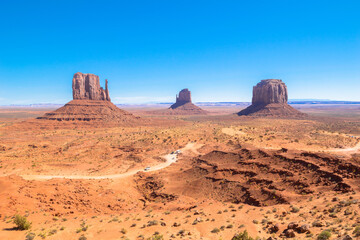 Fototapeta na wymiar Beautiful view of Monument Valley - Arizona, Utah - USA