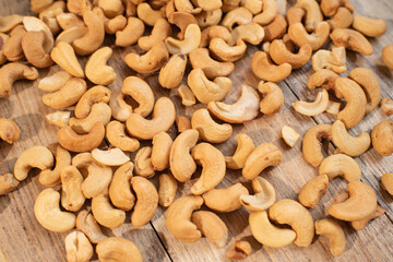 Delicious Cashew. Healthy and nutritious food