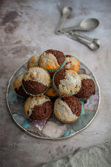 Chocolate Vanilla Cupcakes